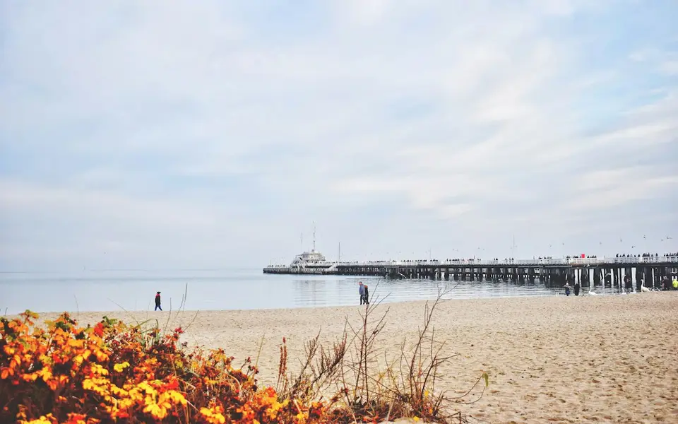 Sopot: beach & pier